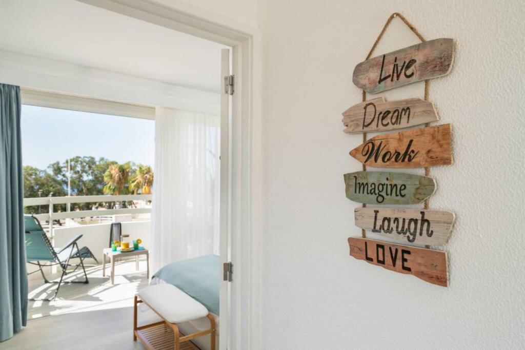 Apartamento em frente à praia com piscina e ténis Portimão Esterno foto